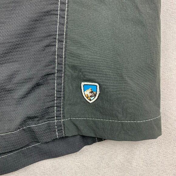 Kuhl Mens Shorts 40 Gray Colorblock Mutiny River Nylon Stretch Outdoor Hiking - Picture 3 of 10